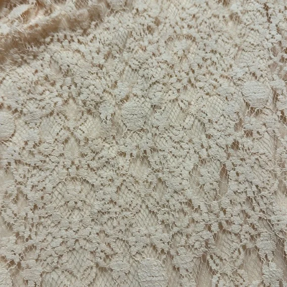 Monteau Peach Color Lace Dress Tank Size L - Picture 4 of 6